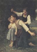 Adolphe William Bouguereau Dans le bois (mk26) oil